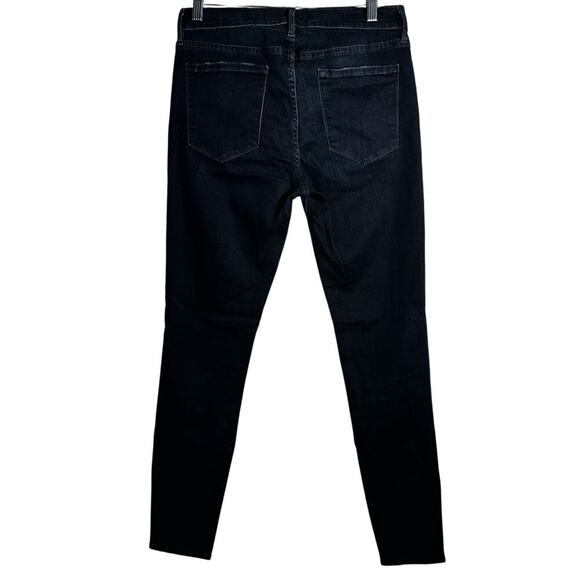 FRAME Le Skinny de Jeanne Jeans Size 30 Avinton Wash Dark Blue Mid Rise Stretch - Picture 4 of 8